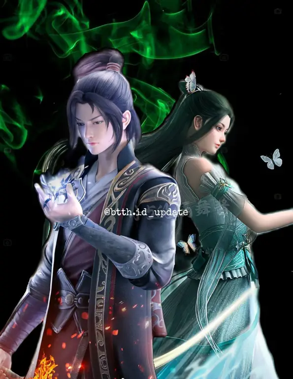 Xiao Yan dan Xun Er bersama-sama