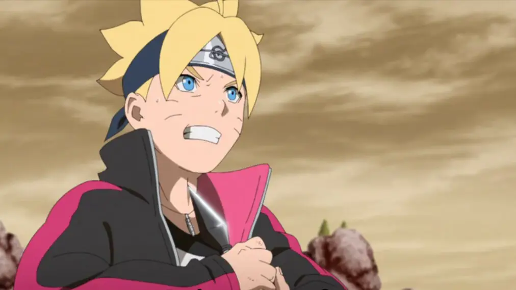 Gambar adegan menarik dari Boruto episode 207