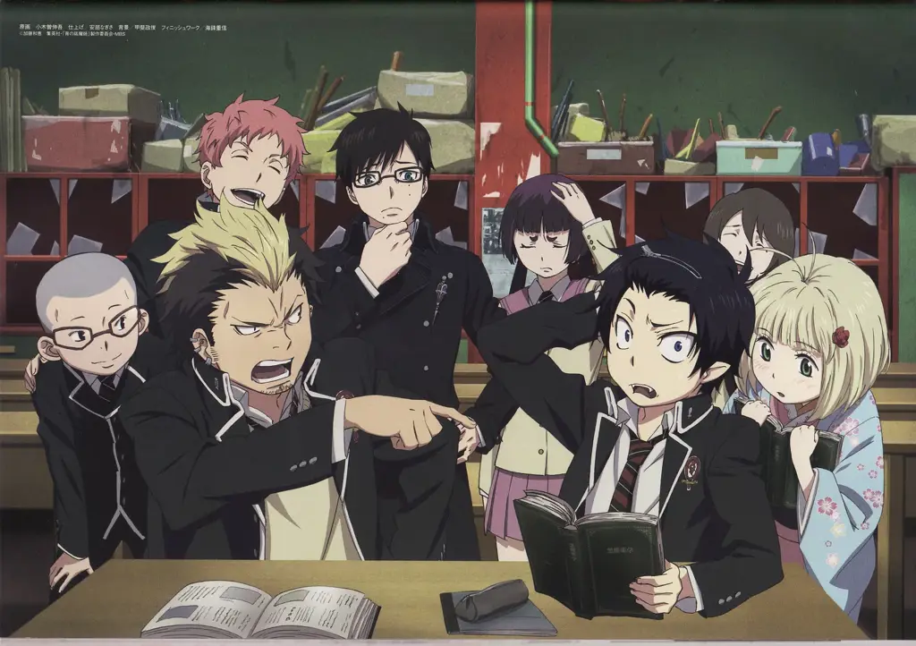 Adegan anime Ao no Exorcist yang menegangkan