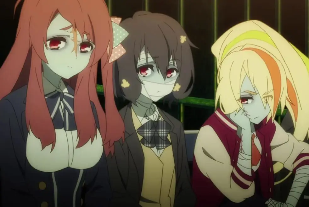 Screenshot adegan menarik dari Zombieland Saga Season 2