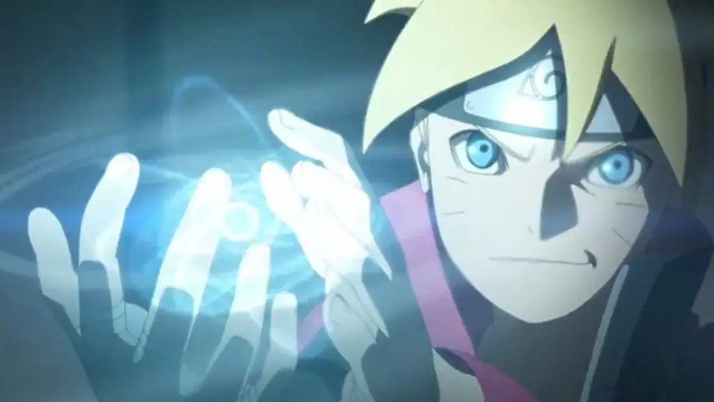 Screenshot adegan menarik dari Boruto episode 185