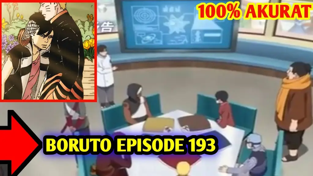 Momen Seru di Boruto Episode 193 Screenshot adegan menegangkan dari Boruto episode 193