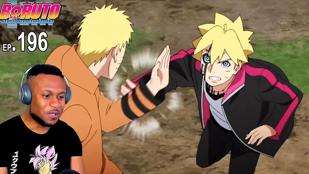 Gambar cuplikan adegan menarik dari Boruto episode 196