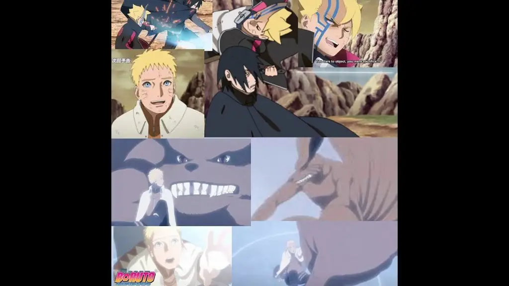 Gambar cuplikan adegan menarik dari Boruto episode 218