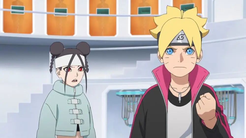 Gambar adegan menarik dari Boruto episode 75