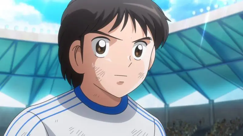 Screenshot adegan menarik dari Captain Tsubasa episode 24