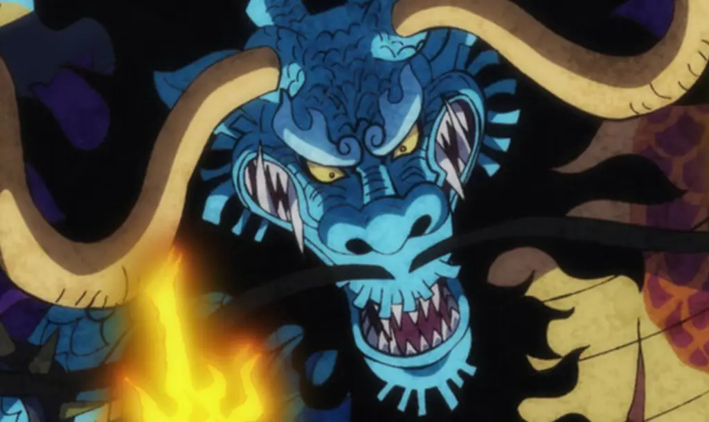 Screenshot adegan menegangkan dari One Piece episode 1004