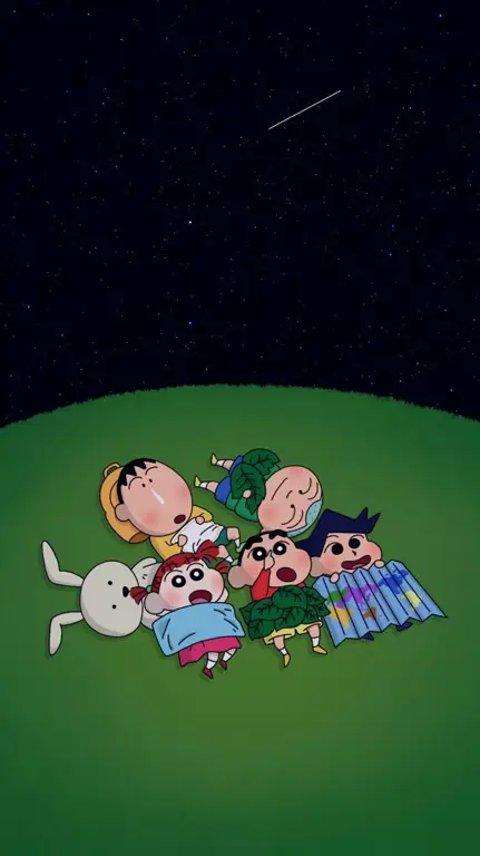 Shinchan bersama teman-temannya