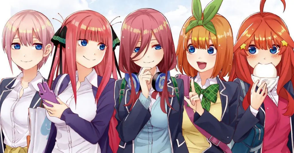 Cuplikan gambar dari episode spesial Gotoubun no Hanayome