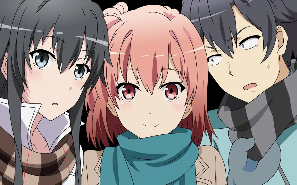 Adegan dari anime Oregairu