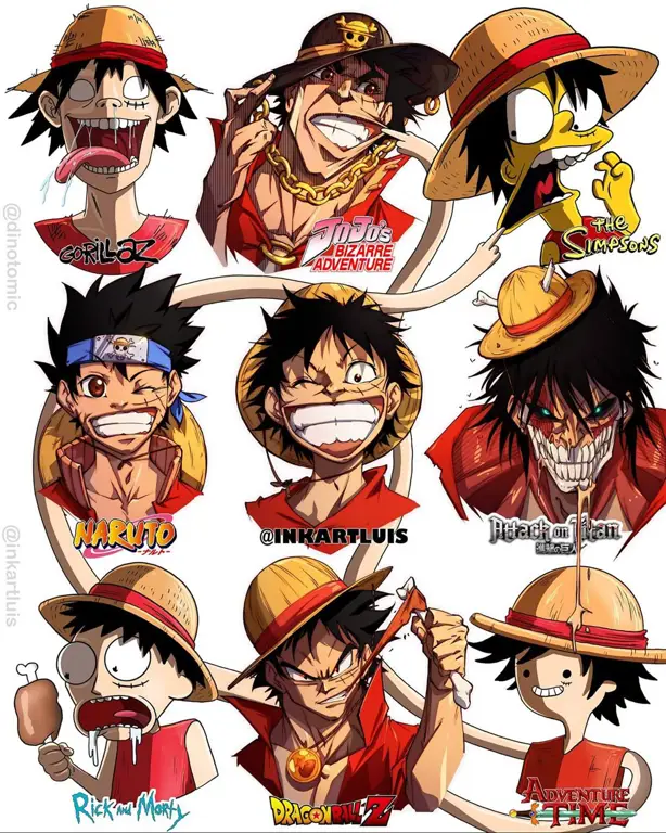 Gambar Monkey D Luffy di One Piece