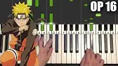 Gambar not musik dengan latar belakang anime Jepang.