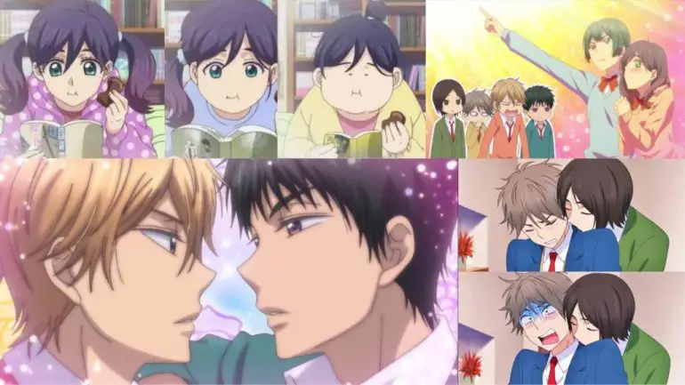 Adegan romantis dalam anime reverse harem