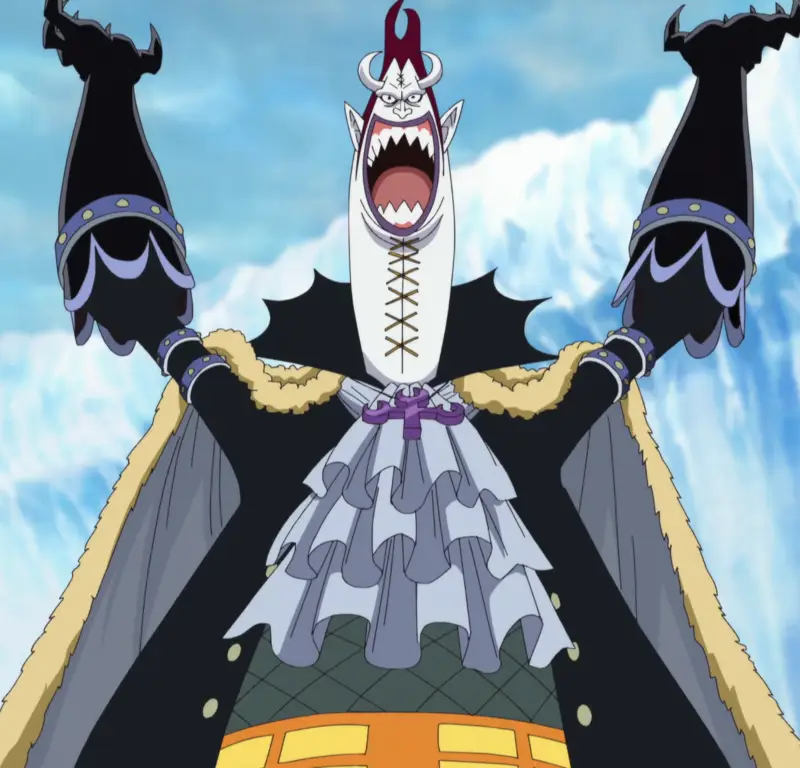 Gambar beberapa antagonis di One Piece