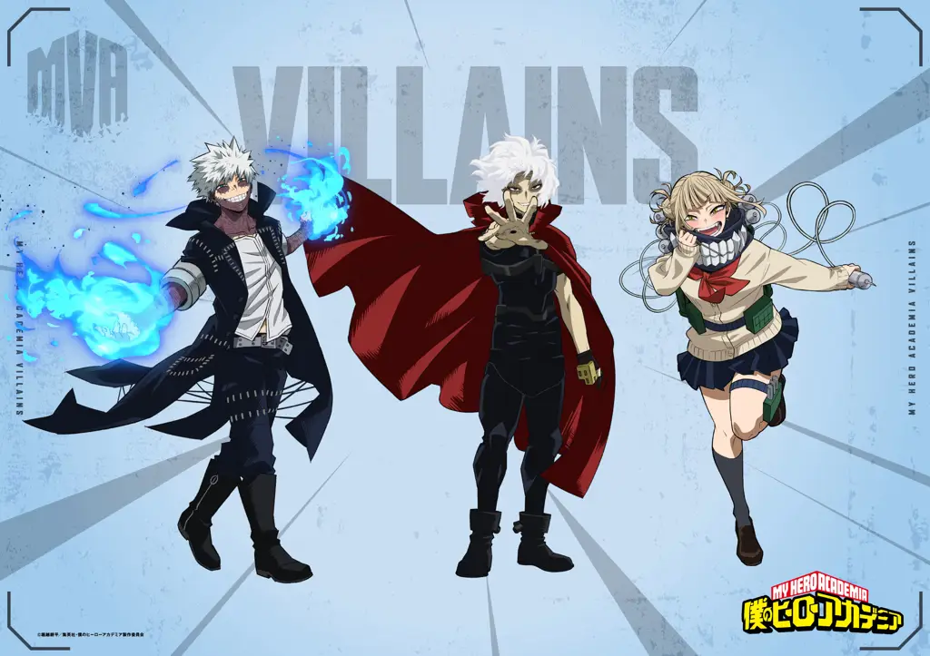 Gambar para penjahat di season 2 Boku no Hero Academia