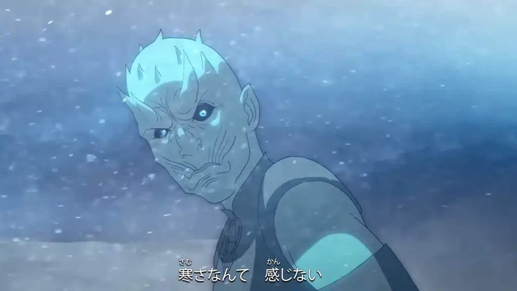 Naga dari Game of Thrones bergaya anime