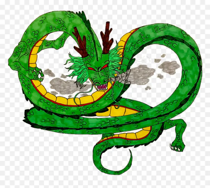 Gambar Shenron, naga yang mengabulkan permintaan