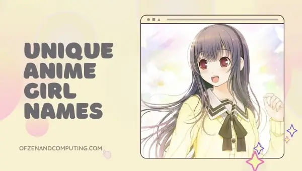 Gambar inspirasi nama-nama cantik untuk karakter wanita anime