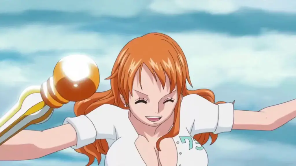 Gambar Nami One Piece menggunakan Clima-Tact