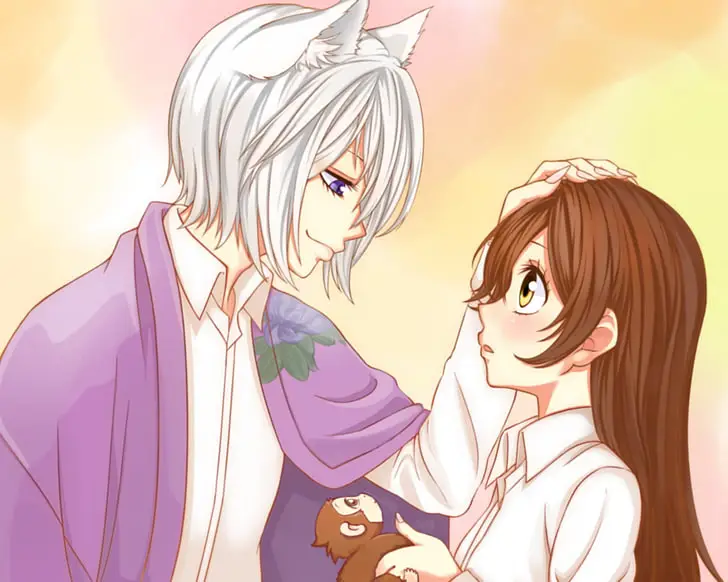 Gambar Nanami Momozono dan Tomoe dari Kamisama Hajimemashita