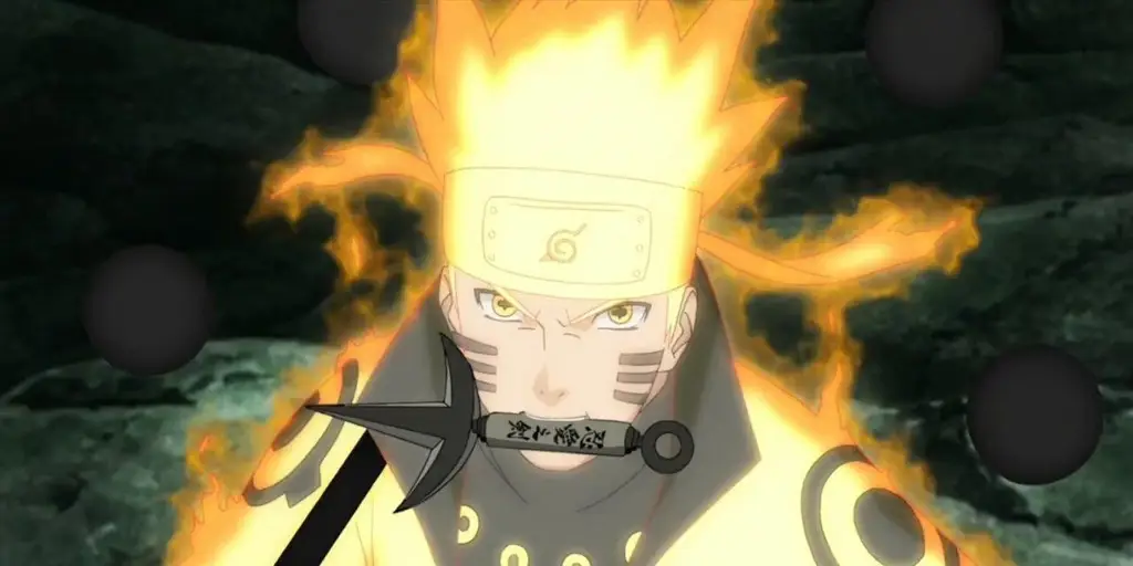 Naruto menggunakan Mode Sage