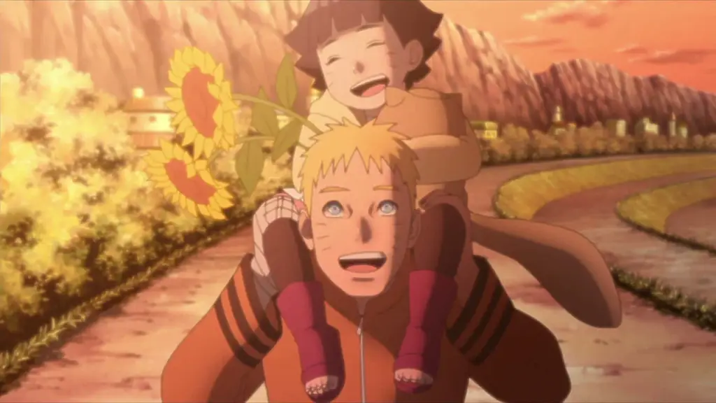 Gambar Naruto dan Boruto bersama