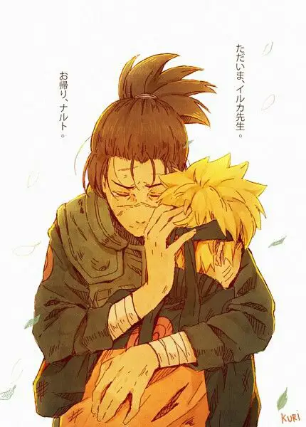 Naruto Uzumaki dan Iruka Sensei