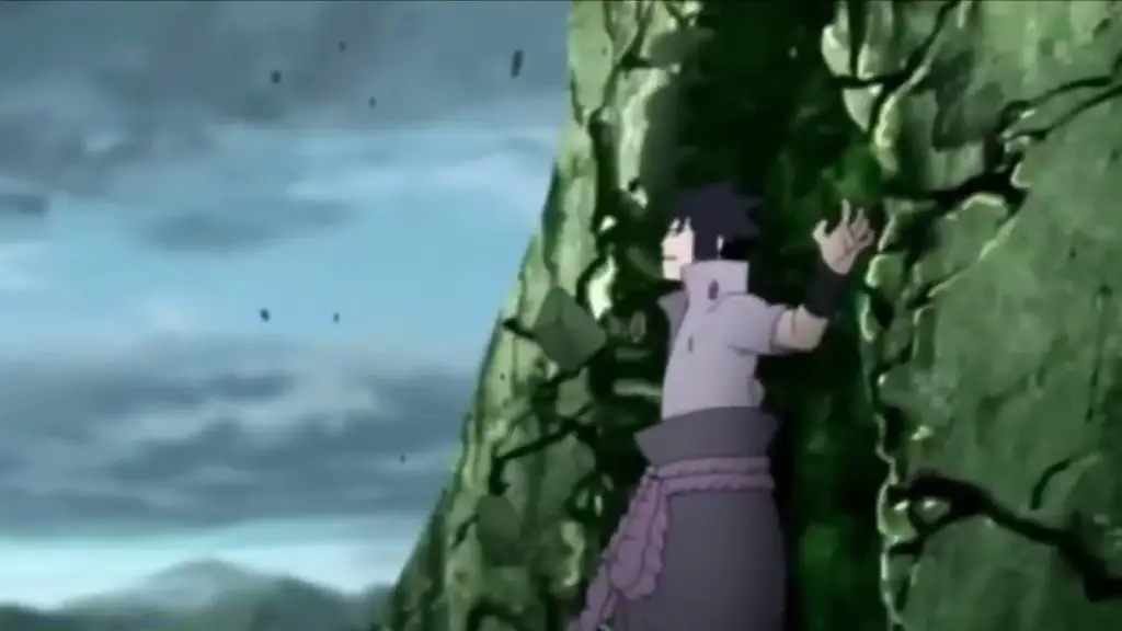 Naruto dan Sasuke berlatih dalam sebuah adegan montase