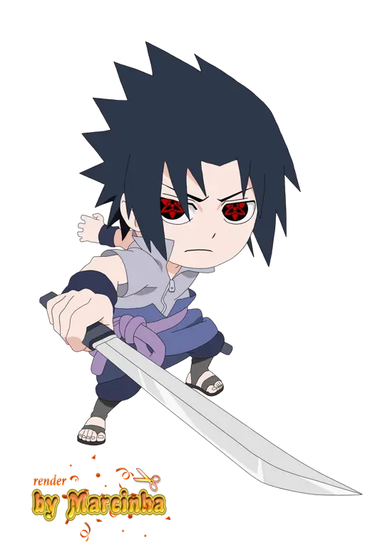 Gambar Naruto dan Sasuke kecil