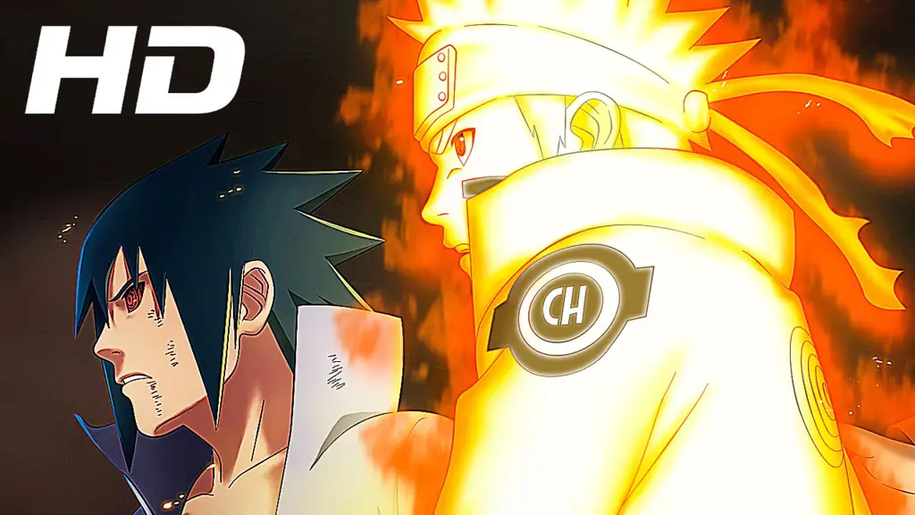 Gambar pertarungan Naruto dan Sasuke melawan Madara