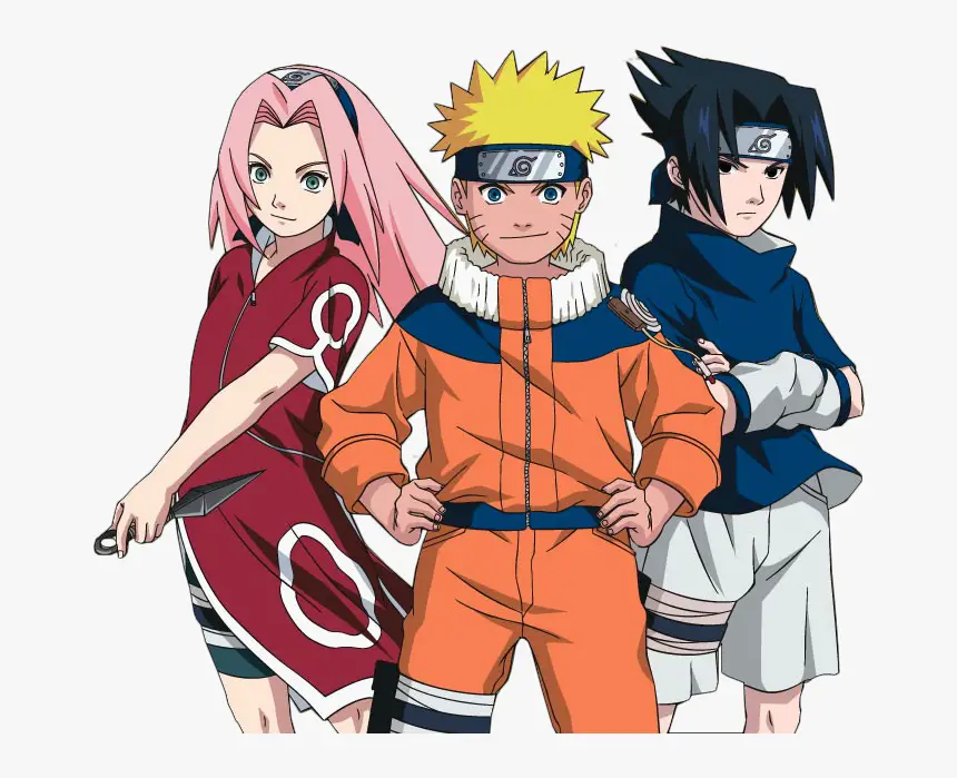 Naruto dan teman-temannya di dunia yang berbeda