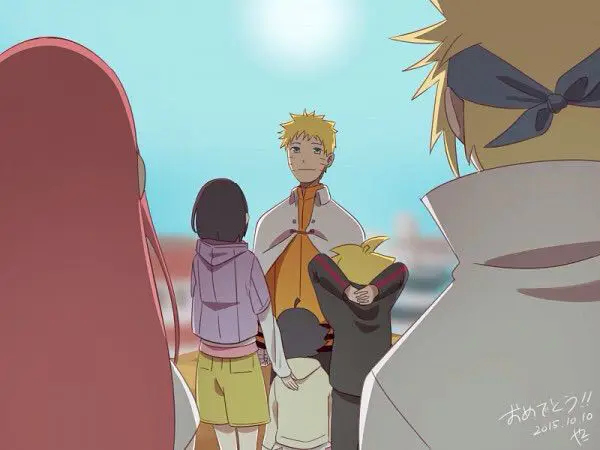Naruto dilantik sebagai Hokage Gambar Pelantikan Naruto sebagai Hokage