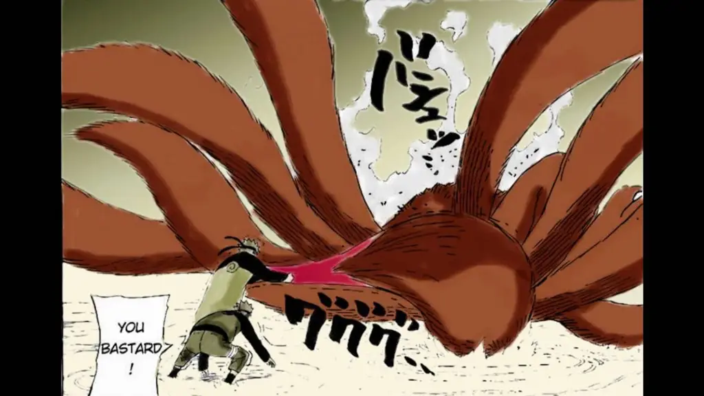 Screenshot adegan menegangkan dari Naruto episode 497