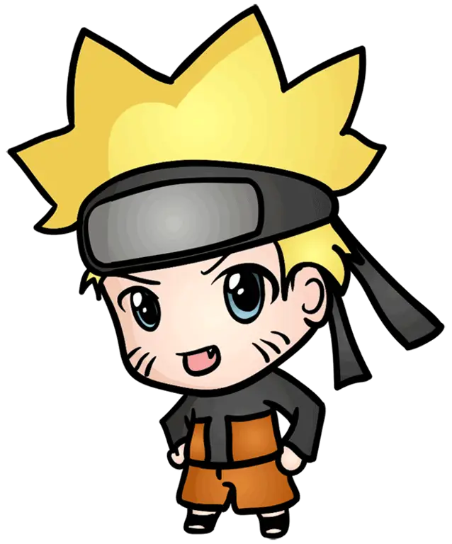 Gambar Naruto kecil versi chibi yang lucu