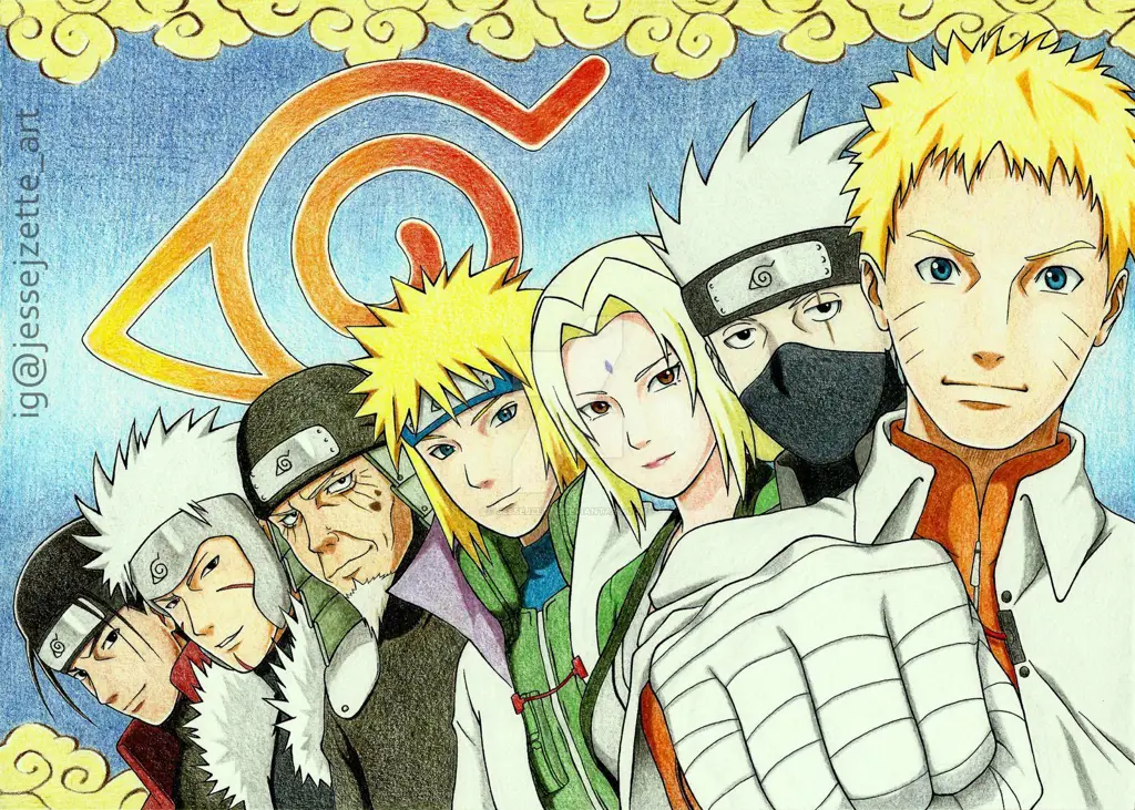 Naruto sebagai Hokage