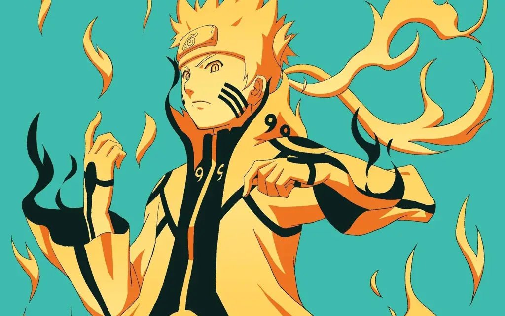 Naruto dalam mode Kurama