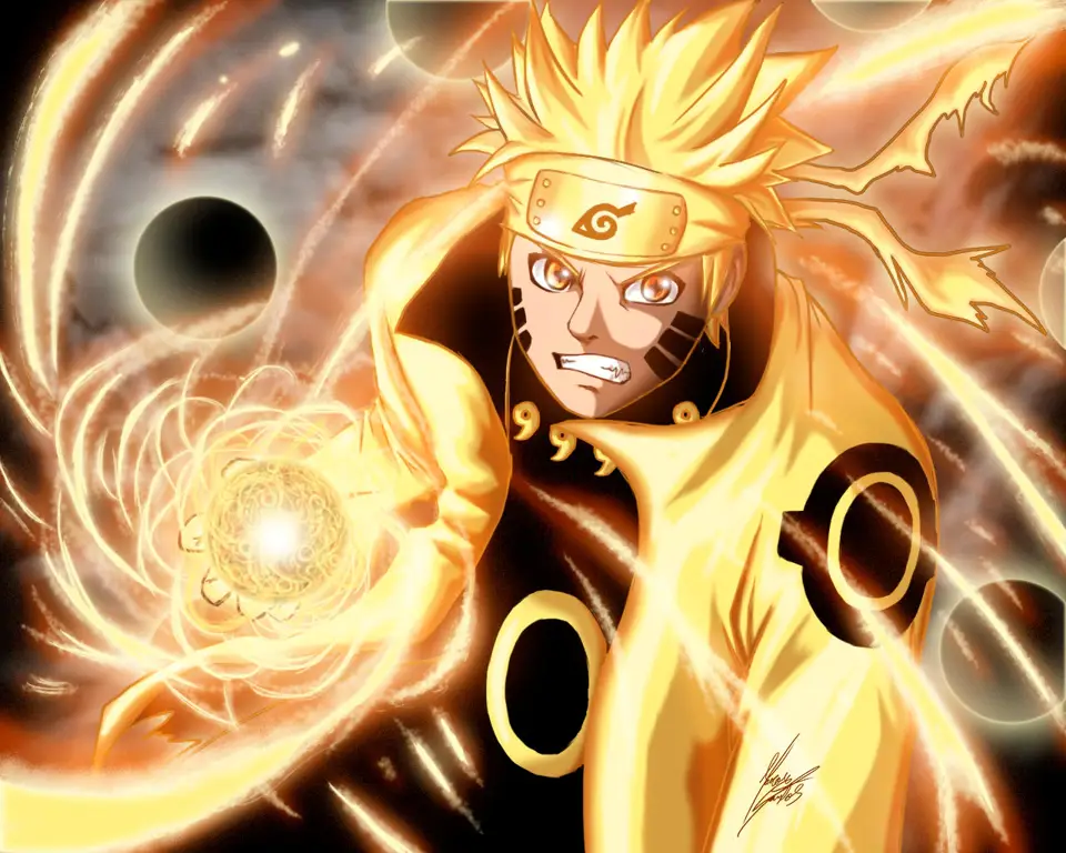 Naruto dalam mode Chakra Kurama