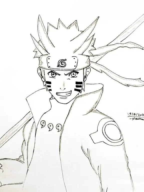 Naruto dalam mode Sage