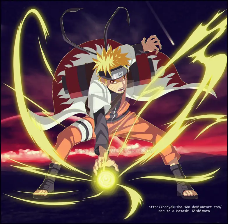 Naruto dalam mode Sage