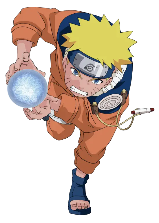 Naruto menggunakan Rasengan