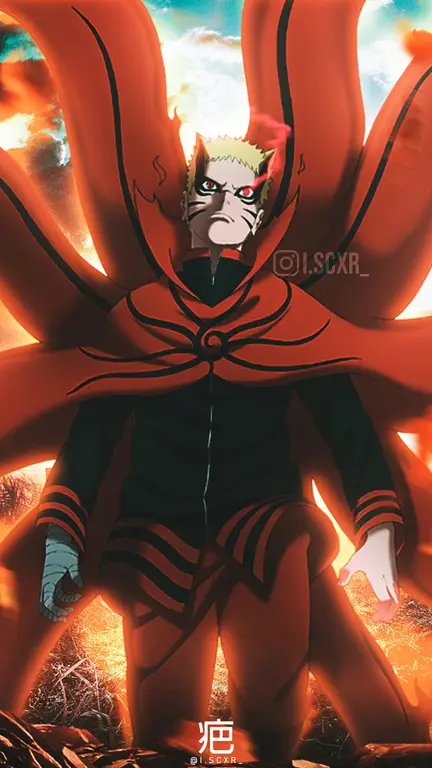 Naruto: Mode Baryon, Kekuatan Pamungkas Gambar Naruto dalam mode Baryon, kekuatan puncaknya