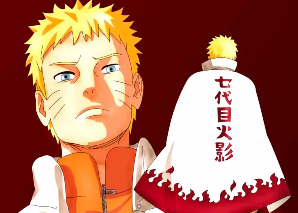 Gambar Naruto sebagai Hokage