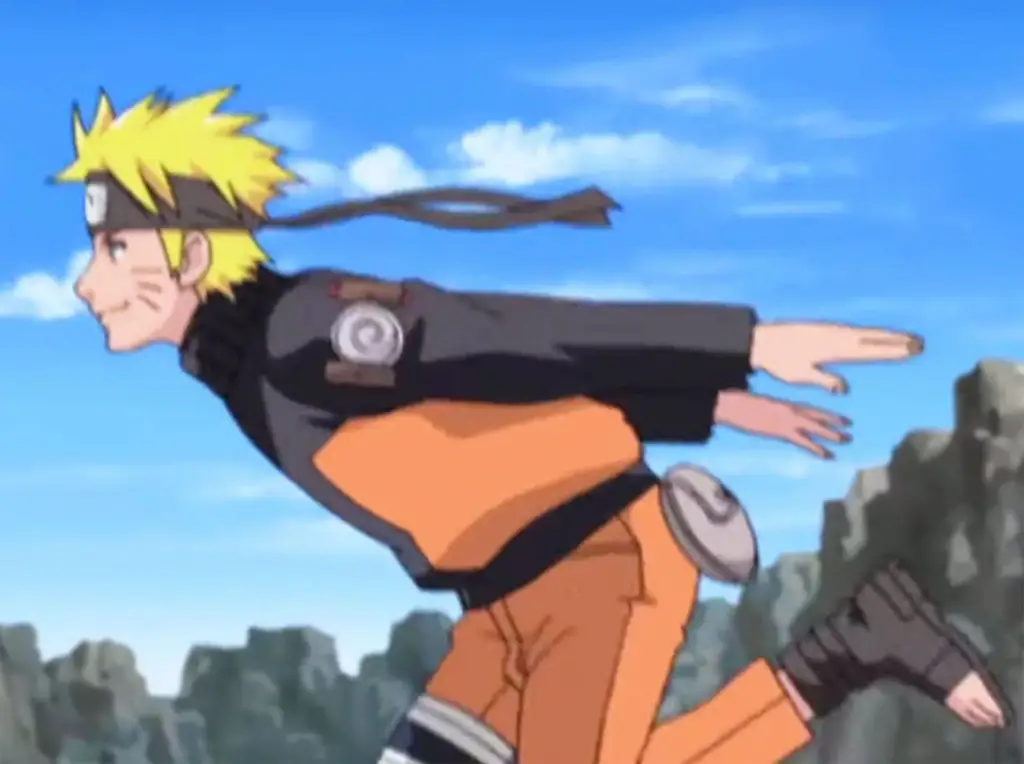 Gambar Naruto berlari