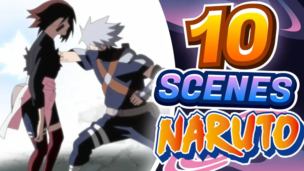 Adegan seru dari anime Naruto yang sedang streaming