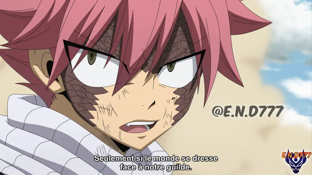 Gambar Natsu Dragneel di Fairy Tail 100 Year Quest