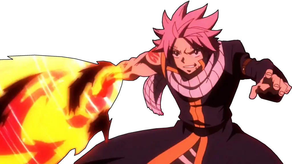 Gambar Natsu di guild Fairy Tail