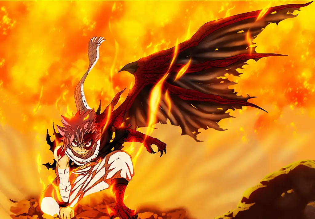 Gambar Natsu Dragneel dari Fairy Tail