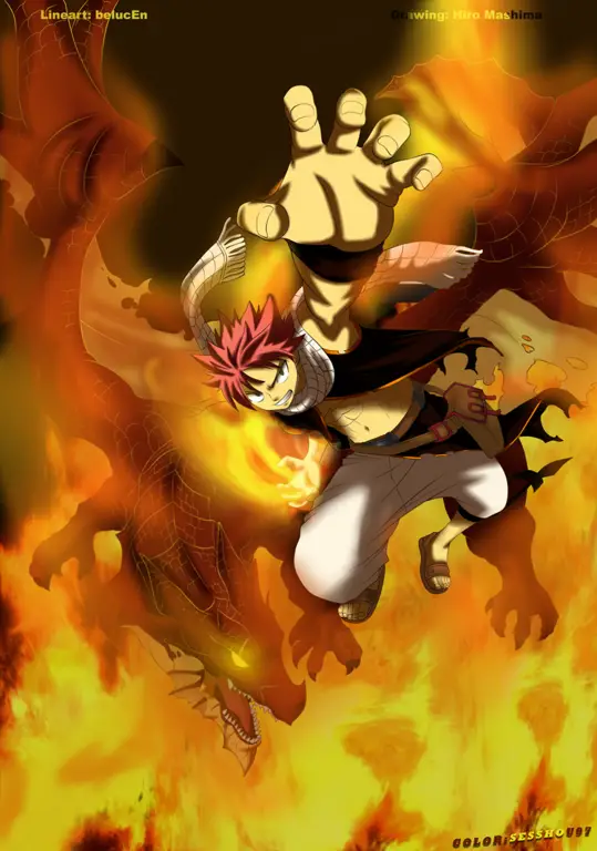 Gambar Natsu Dragneel dari Fairy Tail