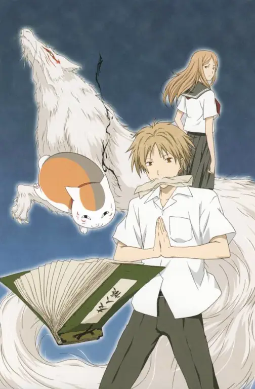 Gambar Natsume Takashi dan Madara dari Natsume Yuujinchou