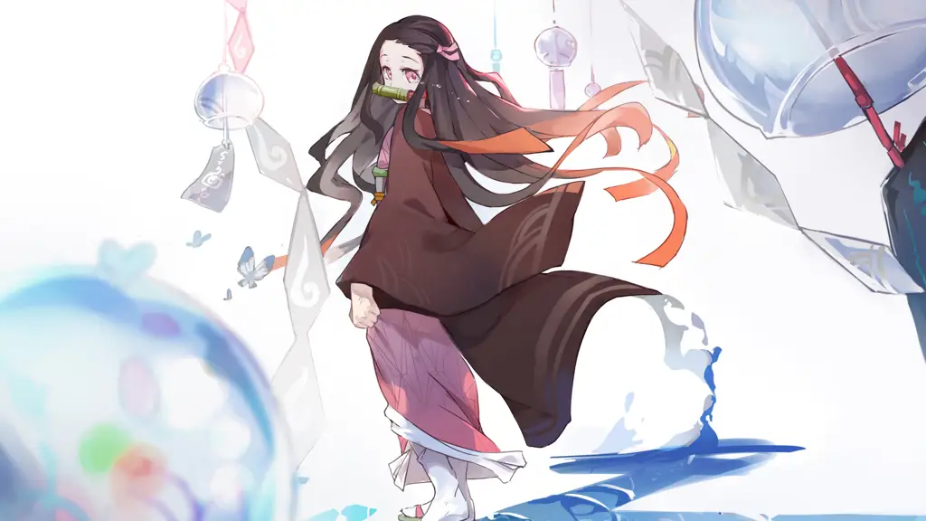 Gambar Nezuko Kamado dari Kimetsu no Yaiba